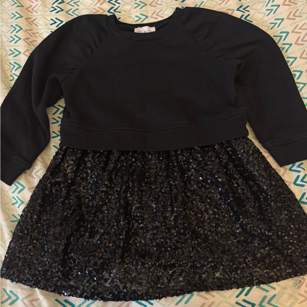 The Children's Place Black Sequin Dress